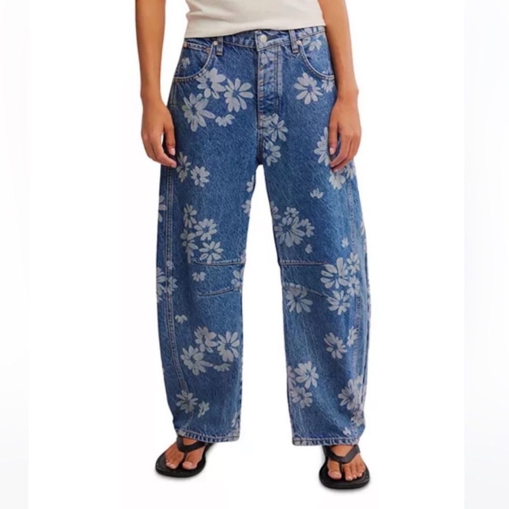 We The Free Good Luck Barrel Jeans